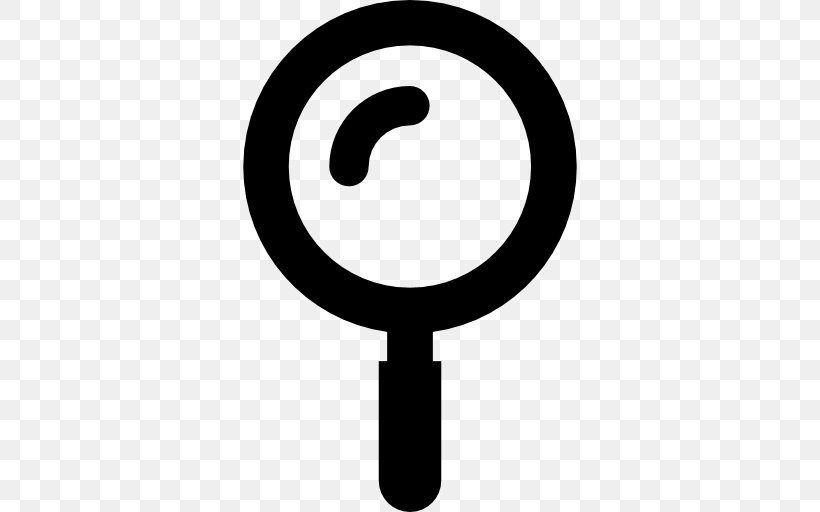 Magnifying Glass, PNG, 512x512px, Magnifying Glass, Black And White, Glass, Kitchen Utensil, Symbol Download Free