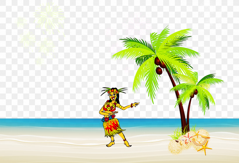 Palm Tree, PNG, 2733x1863px, Tropics, Animation, Arecales, Caribbean, Cartoon Download Free