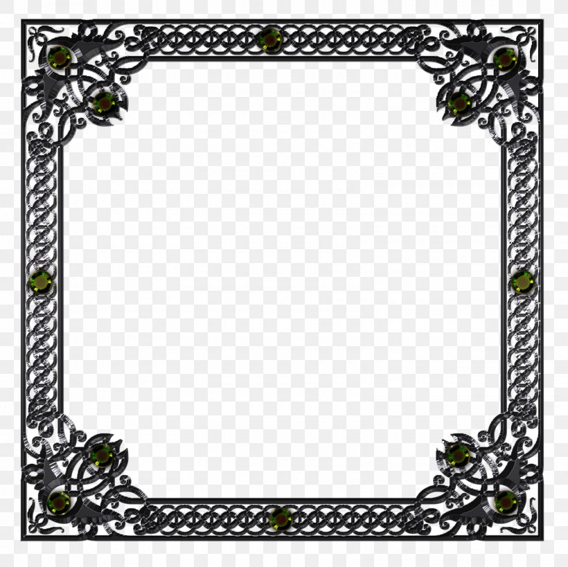 Picture Frames Photography Ornament, PNG, 1600x1600px, Picture Frames, Area, Black, Border, Computer Download Free
