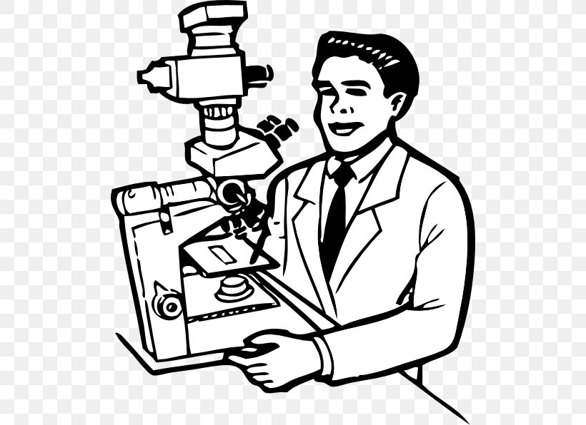Scientist Science Clip Art, PNG, 510x596px, Scientist, Arm, Art, Artwork, Black And White Download Free