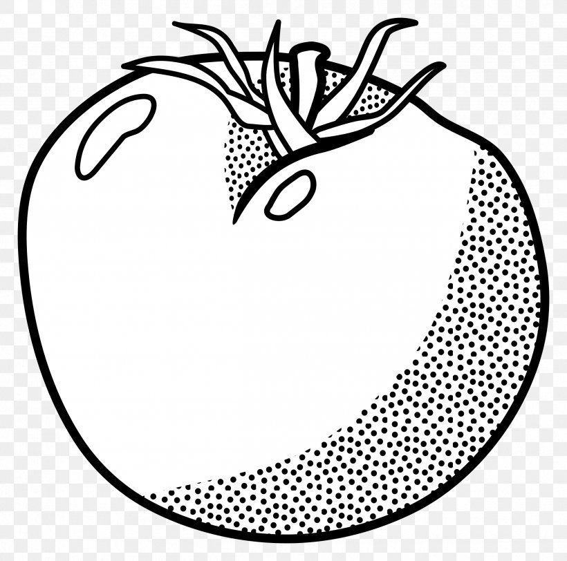 Coloring Book Tomato Drawing Line Art Clip Art, PNG, 2421x2400px, Coloring Book, Black, Black And White, Book, Cartoon Download Free