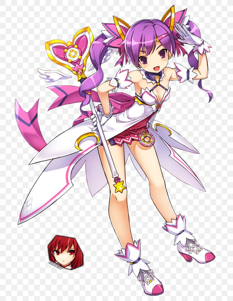 Elsword Witchcraft Dimension Video Game Magician, PNG, 756x1057px, Watercolor, Cartoon, Flower, Frame, Heart Download Free