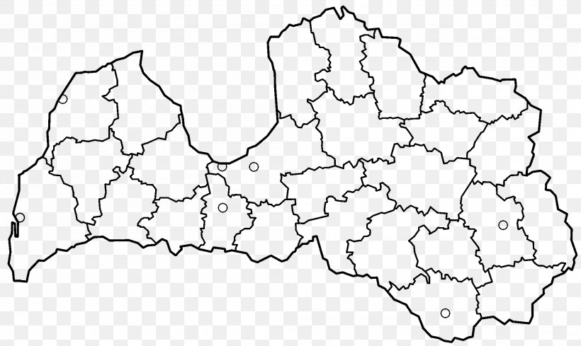 Latvian Map Administrative Divisions Of Latvia Before 2009 Statistical Regions Of Latvia, PNG, 2000x1194px, Latvia, Administrative Division, Area, Black And White, Blank Map Download Free