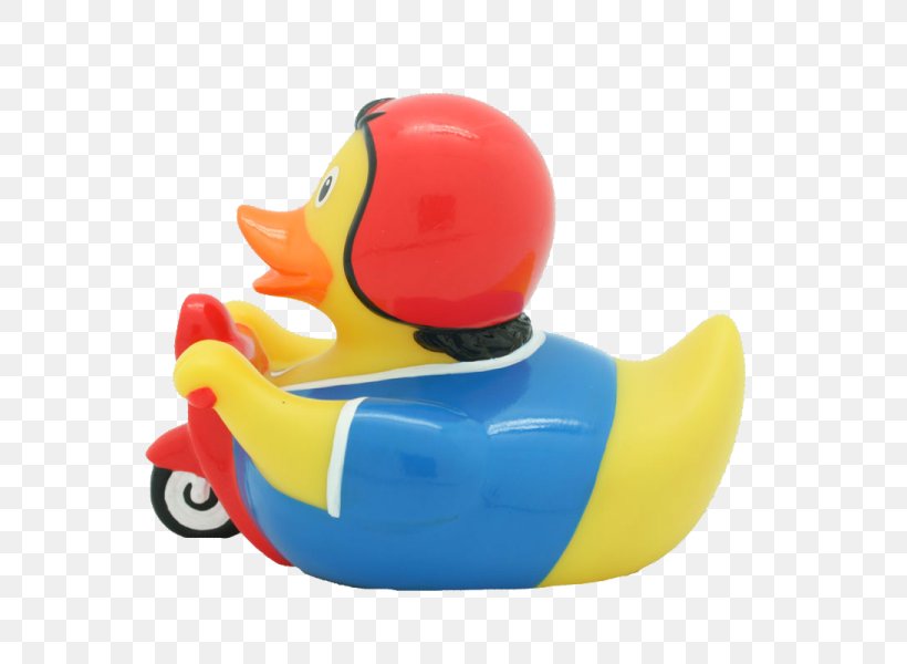 Rubber Duck Vespa GTS Scooter, PNG, 600x600px, Duck, Amsterdam Duck Store, Baby Toys, Bird, Ducks Geese And Swans Download Free