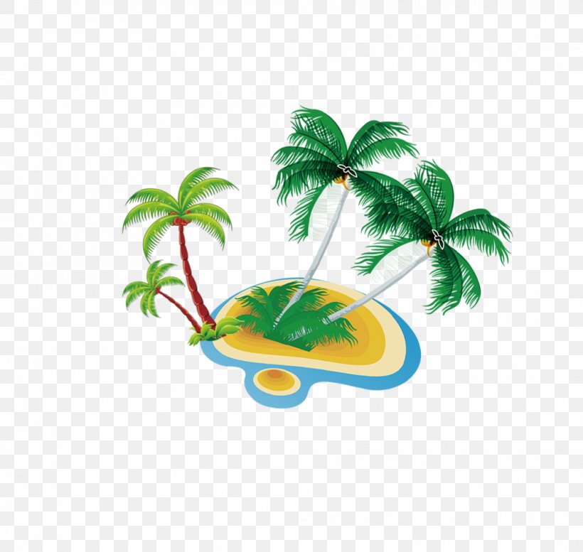 Coconut Beach Icon, PNG, 1036x982px, Tree, Flowerpot, Fruit, Grass, Green Download Free