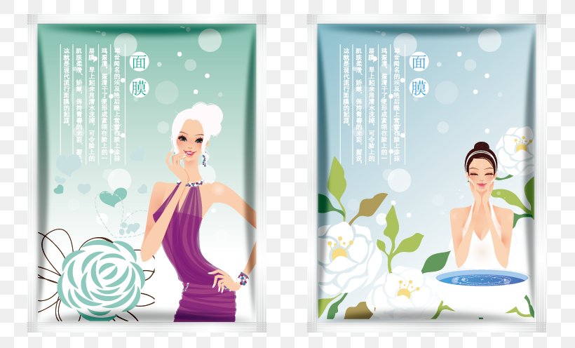 Facial Mask Packaging And Labeling, PNG, 784x496px, Facial, Bag, Cream, Designer, Floral Design Download Free