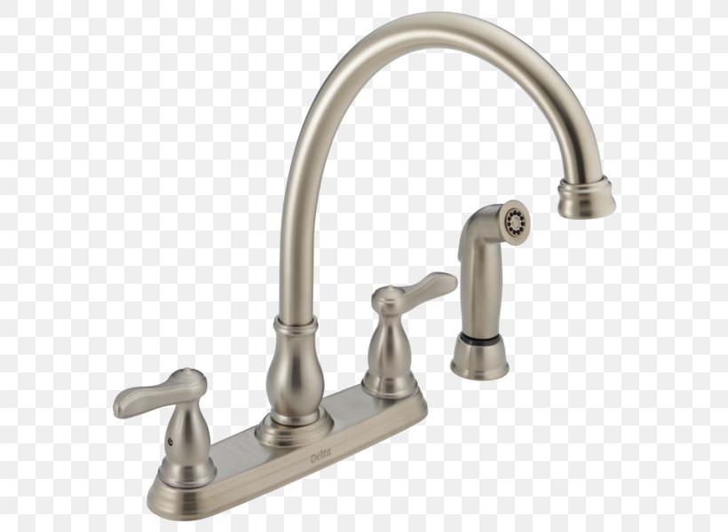 Tap Moen Sink Brushed Metal Kitchen, PNG, 600x600px, Tap, Bathtub Accessory, Brass, Bronze, Brushed Metal Download Free