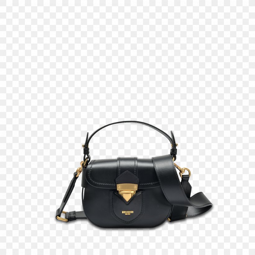 Handbag Moschino Messenger Bags Leather, PNG, 2000x2000px, Handbag, Bag, Black, Brand, Calfskin Download Free