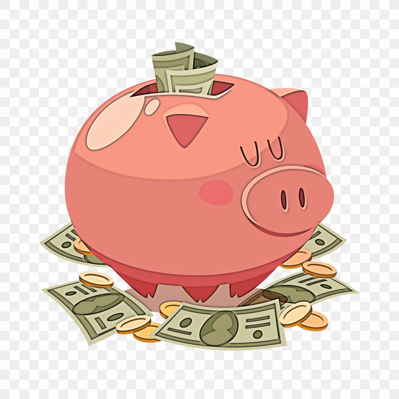 Piggy Bank, PNG, 1667x1667px, Pink, Cartoon, Money, Money Handling, Piggy Bank Download Free