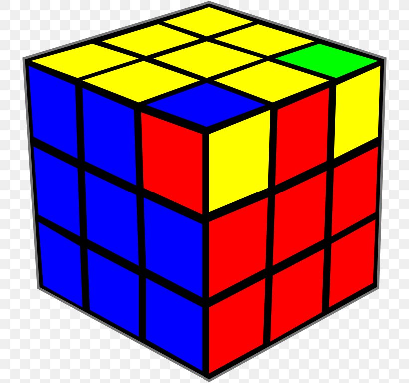 Rubik's Cube Puzzle Cube Clip Art, PNG, 734x768px, Cube, Area, Drawing, Face, Geometry Download Free