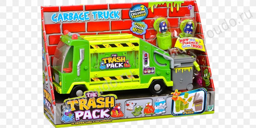 Vehicle Trash Pack Garbage Truck Waste Toy, PNG, 1024x512px, Vehicle, Garbage Truck, Play Vehicle, Toy, Trash Pack Download Free