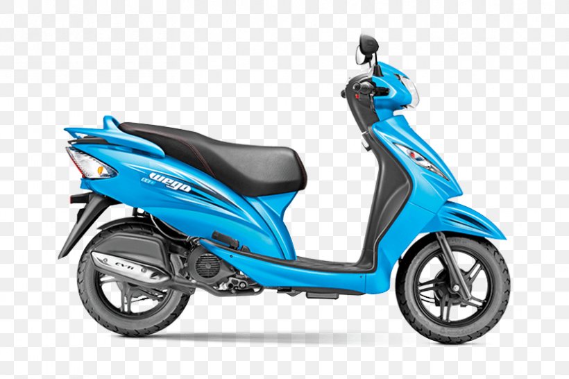 Car Scooter TVS Wego TVS Motor Company Motorcycle, PNG, 832x555px, Car, Automotive Design, Bicycle Accessory, Blue, Color Download Free