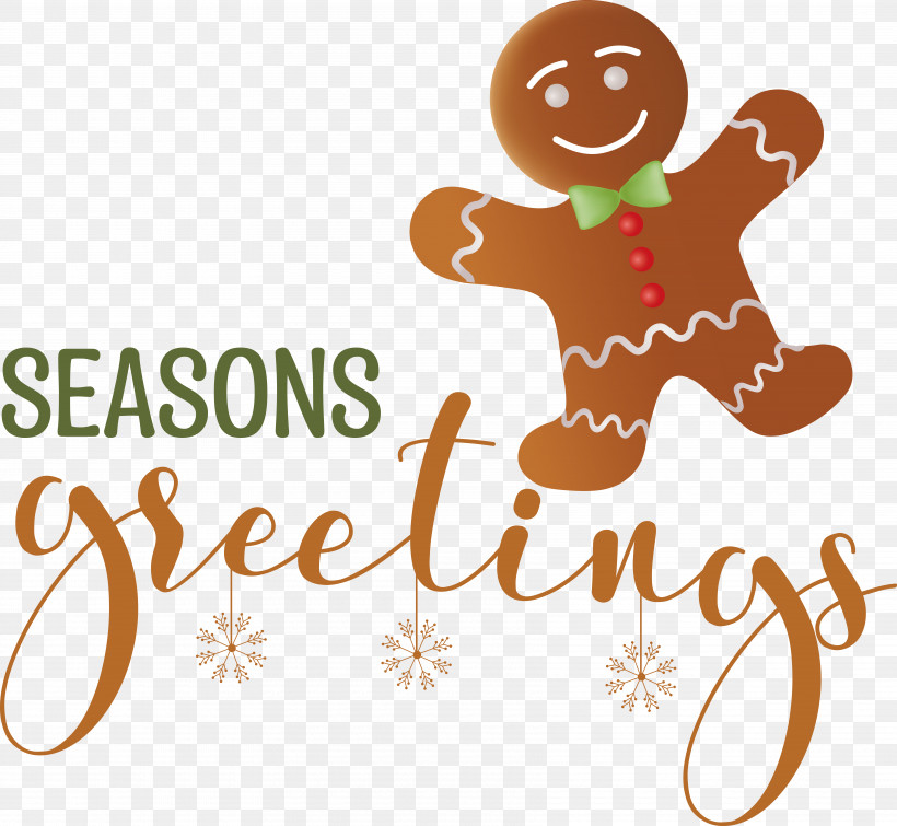 Seasons Greetings, PNG, 6760x6227px, Seasons Greetings, Gingerbread, Merry Christmas Download Free