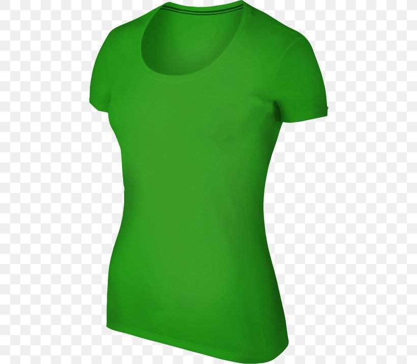 T-shirt Shoulder Sleeve, PNG, 542x717px, Tshirt, Active Shirt, Clothing, Green, Neck Download Free
