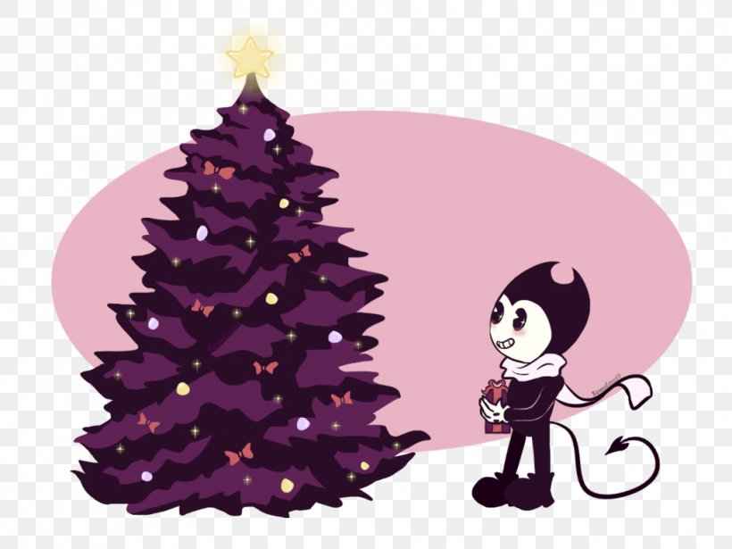 Christmas Tree Bendy And The Ink Machine Christmas Ornament, PNG, 1032x774px, Christmas Tree, Bendy And The Ink Machine, Christmas, Christmas Decoration, Christmas Ornament Download Free