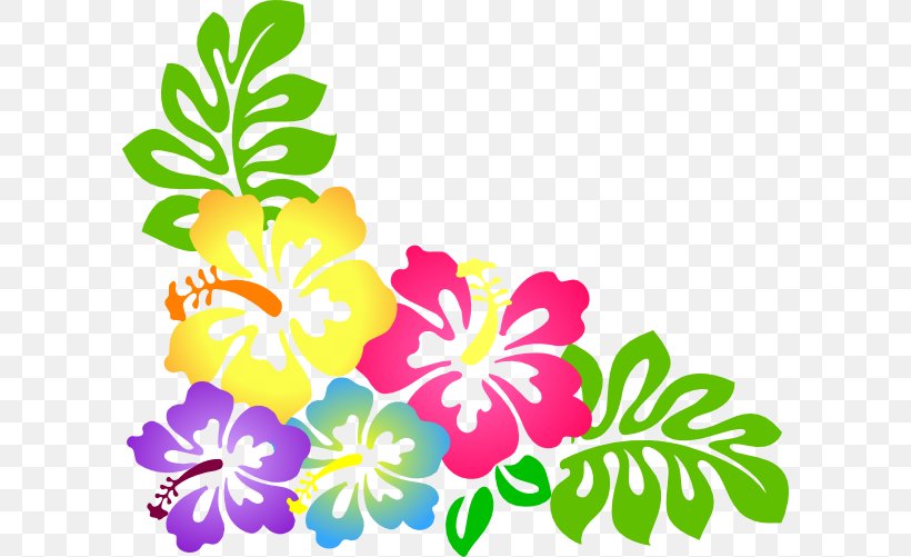 Cuisine Of Hawaii Luau Blue Hawaii Clip Art, PNG, 600x501px, Cuisine Of Hawaii, Blue Hawaii, Cut Flowers, Flora, Floral Design Download Free