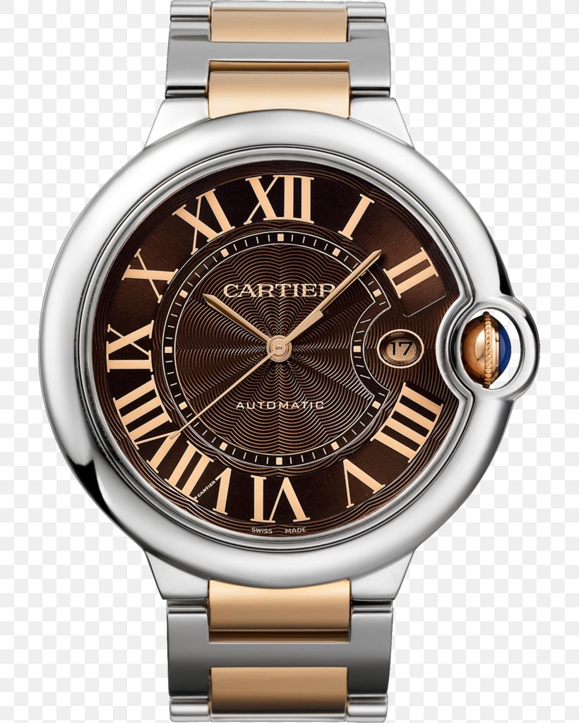 Automatic Watch Cartier Ballon Bleu Cartier Tank, PNG, 711x1024px, Watch, Automatic Watch, Brand, Brown, Cabochon Download Free