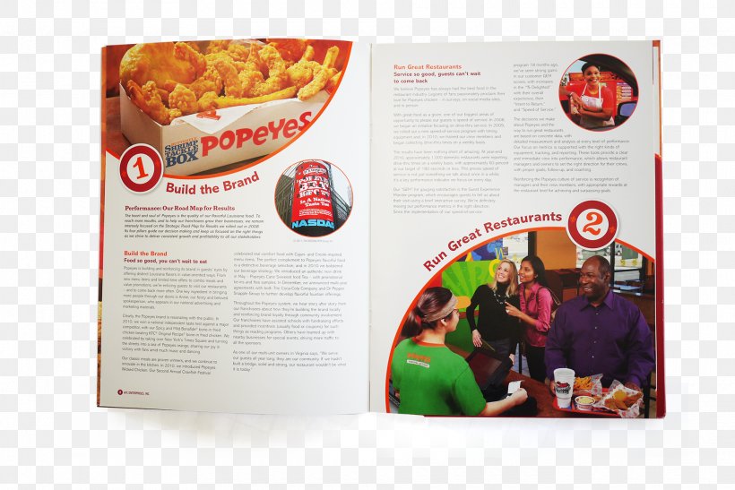 Fast Food Popeyes Annual Report, PNG, 1920x1283px, Fast Food, Advertising, Annual Report, Brand, Brochure Download Free