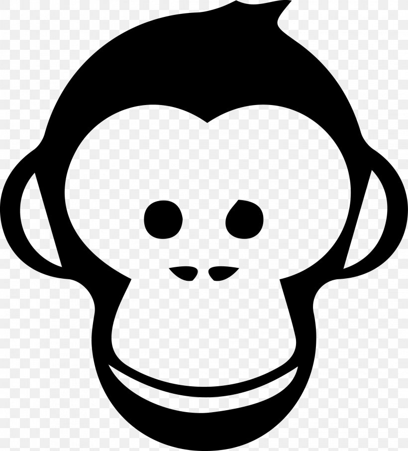 Logo Chimpanzee Monkey Ape, PNG, 2237x2474px, Logo, Ape, Artwork, Black, Black And White Download Free