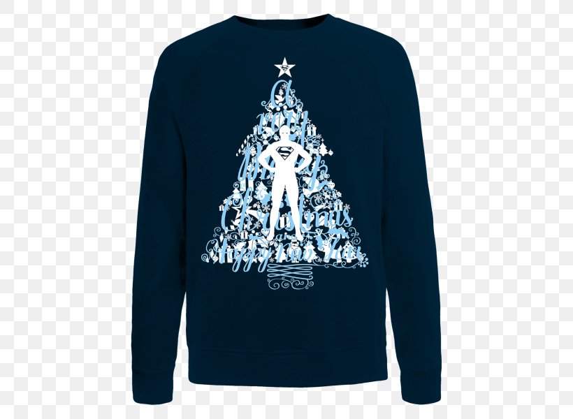 Long-sleeved T-shirt Long-sleeved T-shirt Sweater Bluza, PNG, 600x600px, Tshirt, Blue, Bluza, Brand, Christmas Download Free