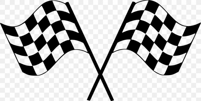 Racing Flags Auto Racing Clip Art, PNG, 960x485px, Racing Flags, Auto Racing, Black, Black And White, Check Download Free