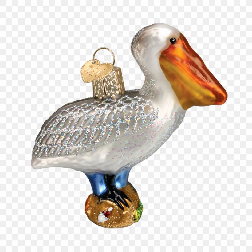 Christmas Ornament Bird Pelican Santa Claus, PNG, 950x950px, Christmas Ornament, Beak, Bird, Christmas, Christmas Tree Download Free