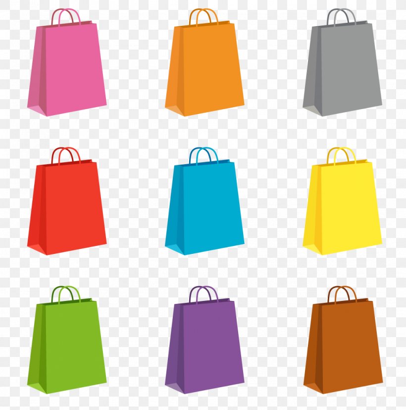 Euclidean Vector Bag Shopping, PNG, 1069x1079px, Bag, Clothes Hanger, Consumption, Handbag, Orange Download Free