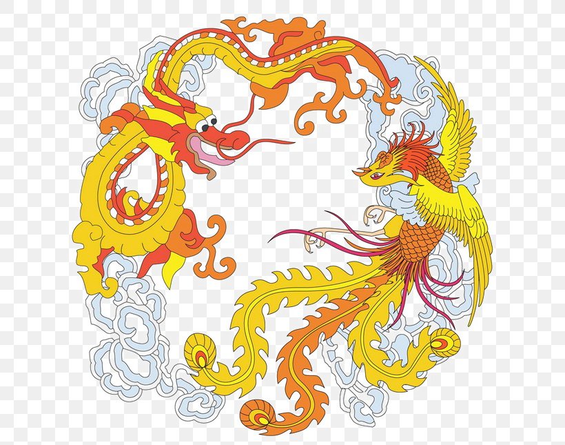 Fenghuang Cartoon Clip Art, PNG, 658x645px, Fenghuang, Animal Figure, Art, Cartoon, Chinese Dragon Download Free