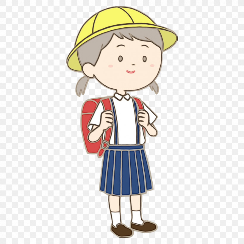 Hat Costume Outerwear / M Uniform / M Outerwear, PNG, 1200x1200px, Watercolor, Cartoon, Costume, Fashion, Hat Download Free