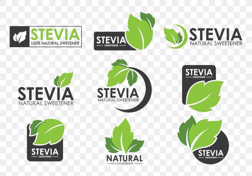 Logo Stevia, PNG, 1400x980px, Logo, Brand, Drawing, Leaf, Plant Download Free