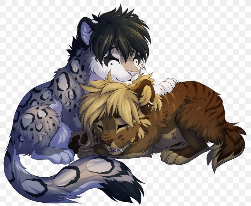 Lion Tiger Sabretooth Saber-toothed Cat Furry Fandom, PNG, 1075x884px, Watercolor, Cartoon, Flower, Frame, Heart Download Free