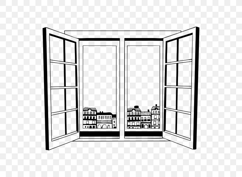 Window Wall Decal Vinyl Group Drawing, PNG, 600x600px, Window, Area, Bedroom, Black And White, Decorative Arts Download Free