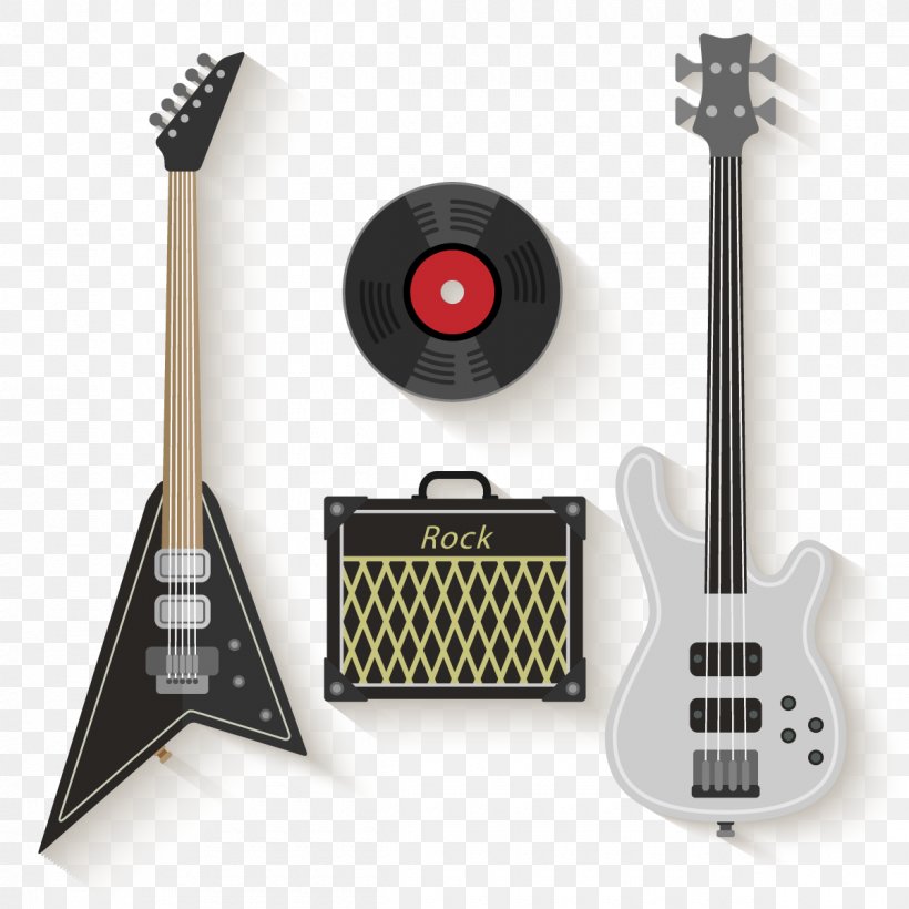 Guitar Amplifier Electric Guitar Bass Guitar, PNG, 1200x1200px, Watercolor, Cartoon, Flower, Frame, Heart Download Free