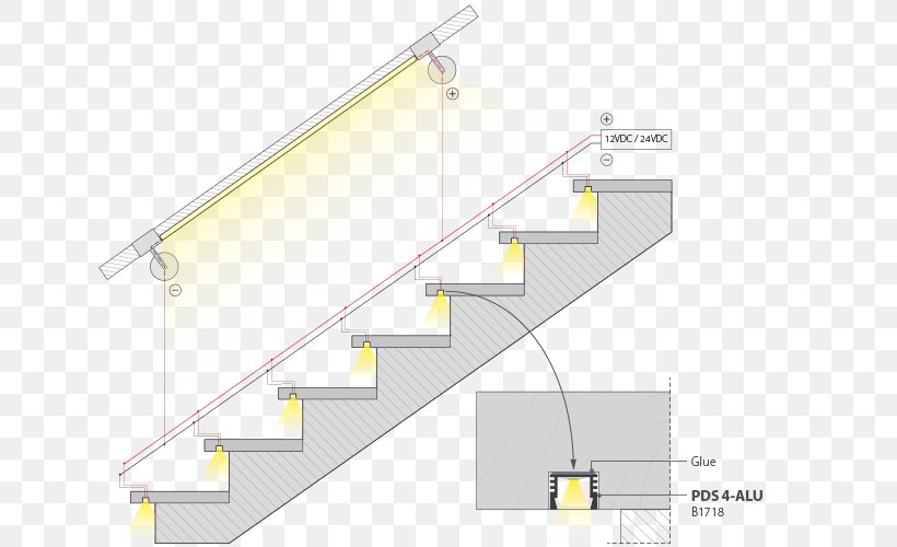 Lighting Control System Stairs LED Lamp, PNG, 640x500px, Light, Architectural Engineering, Area, Building, Cove Lighting Download Free