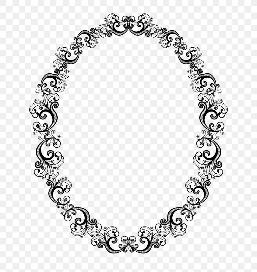 Picture Frames Ornament, PNG, 700x868px, Picture Frames, Black And White, Body Jewelry, Bracelet, Chain Download Free