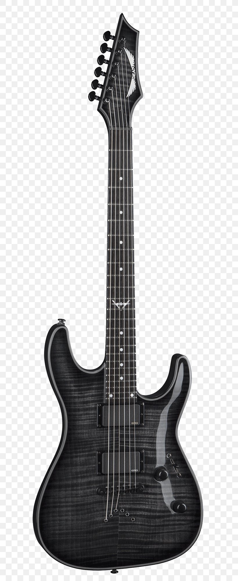 Electric Guitar ESP Guitars Bass Guitar Guitarist, PNG, 657x2000px, Electric Guitar, Acoustic Electric Guitar, Bass Guitar, Black And White, Electronic Musical Instrument Download Free