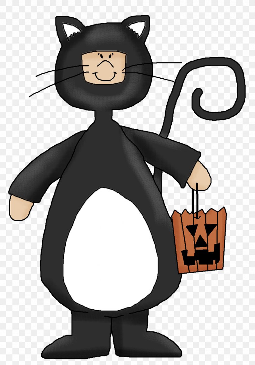 Black Cat Costume Halloween Clip Art, PNG, 975x1397px, 31 October, Cat, Black Cat, Carnival, Carnivoran Download Free