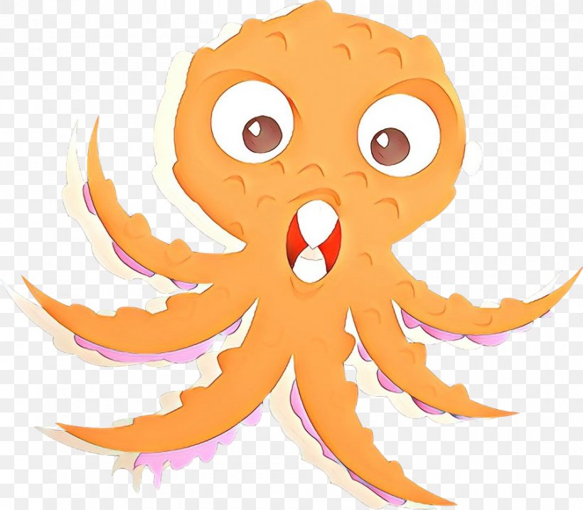 Orange, PNG, 900x788px, Cartoon, Animation, Giant Pacific Octopus, Octopus, Orange Download Free