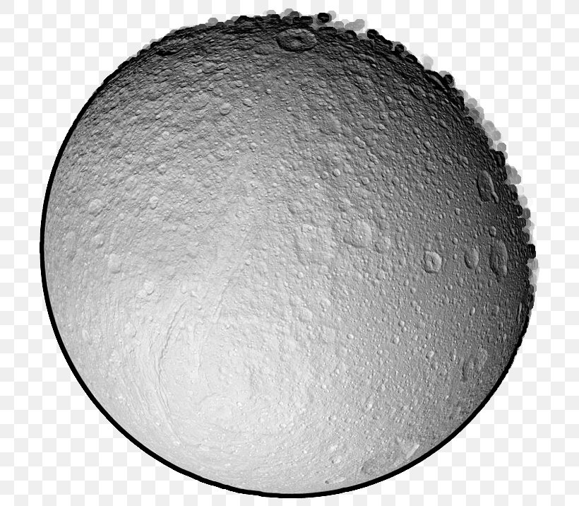 South Pole Tethys Moons Of Saturn Stocktrek Images Sphere, PNG, 716x716px, South Pole, Black And White, Geographical Pole, Material, Moons Of Saturn Download Free