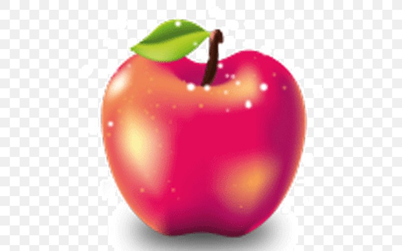 Apple Download Android Clip Art, PNG, 512x512px, Apple, Accessory Fruit, Acerola, Android, Cartoon Download Free