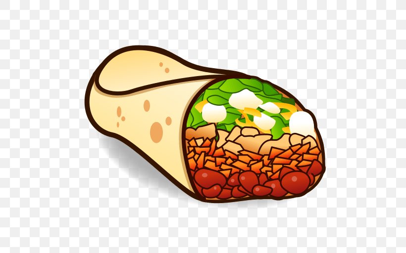 Burrito Mexican Cuisine Taco Tex-Mex Emoji, PNG, 512x512px, Burrito, Breakfast Burrito, Corn Tortilla, Email, Emoji Download Free