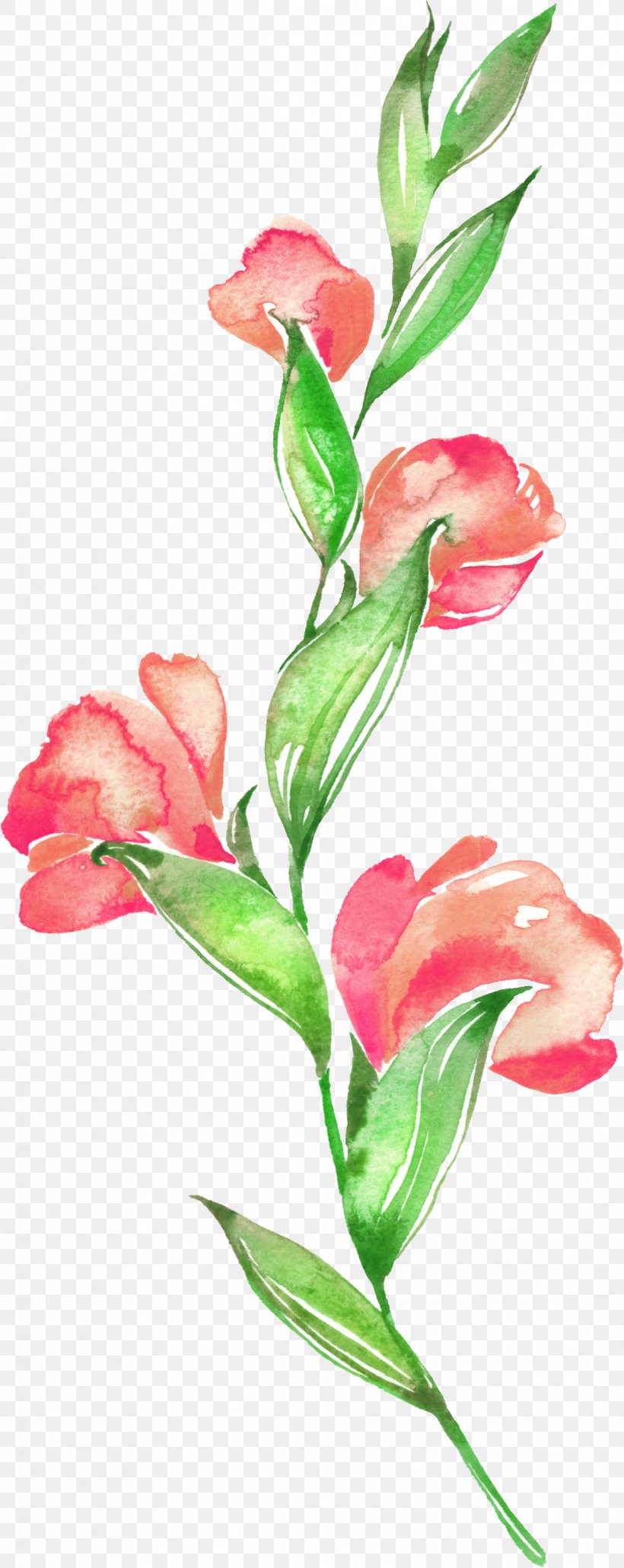 Floral Design Flower Watercolor Painting, PNG, 1190x2989px, Floral Design, Art, Bud, Cut Flowers, Designer Download Free