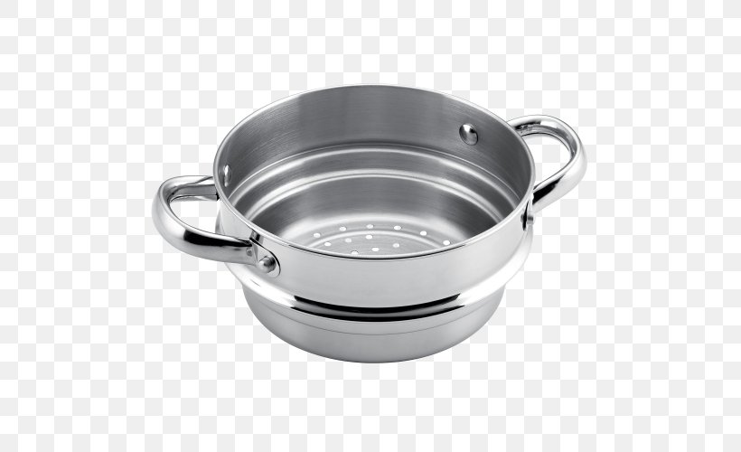 Food Steamers Cookware Frying Pan Olla Boiler, PNG, 500x500px, Food Steamers, Aluminium, Bainmarie, Boiler, Casserola Download Free