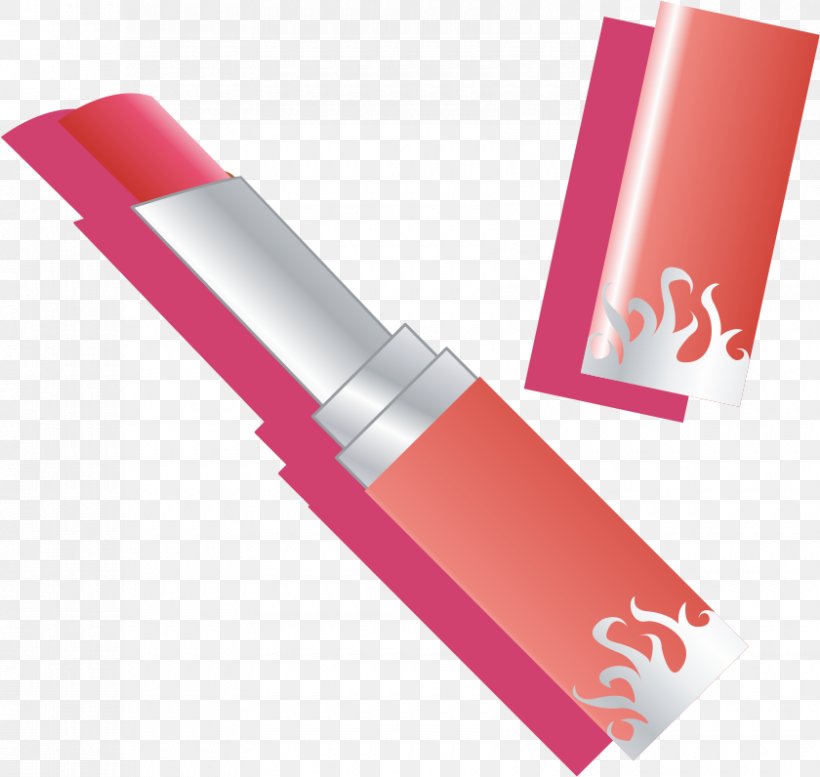 Lipstick Cosmetics Euclidean Vector, PNG, 840x796px, Lipstick, Cosmetics, Gratis, Lip, Makeup Download Free