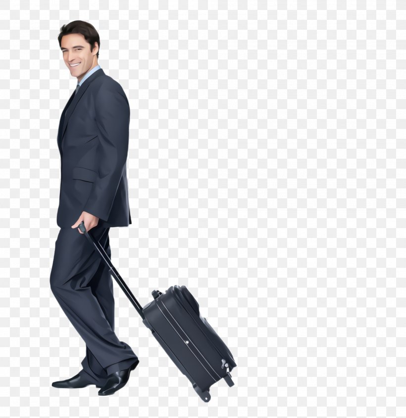 Suit Standing Formal Wear Bag Outerwear, PNG, 1972x2028px, Suit, Bag, Baggage, Businessperson, Formal Wear Download Free