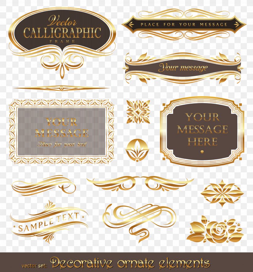 Euclidean Vector Gold, PNG, 2744x2959px, Gold, Brand, Chemical Element, Color, Label Download Free