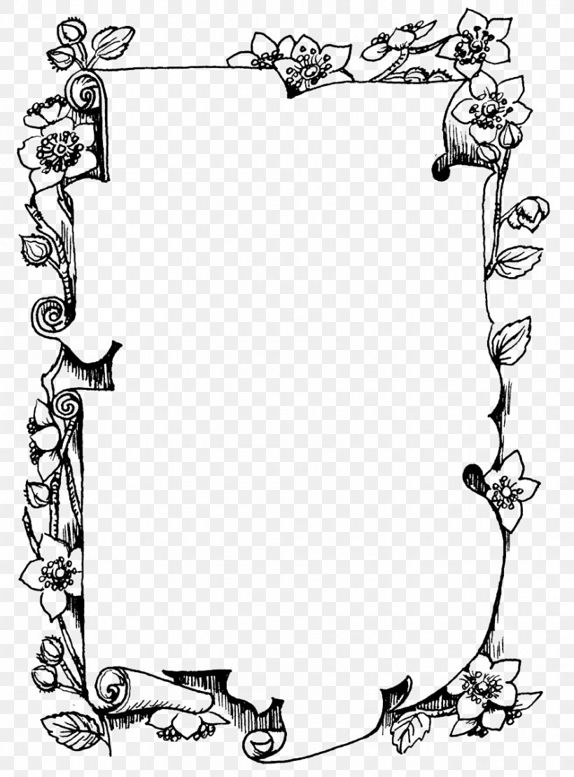Picture Frames Black And White Drawing Monochrome Photography, PNG, 886x1200px, Picture Frames, Area, Art, Artwork, Black And White Download Free