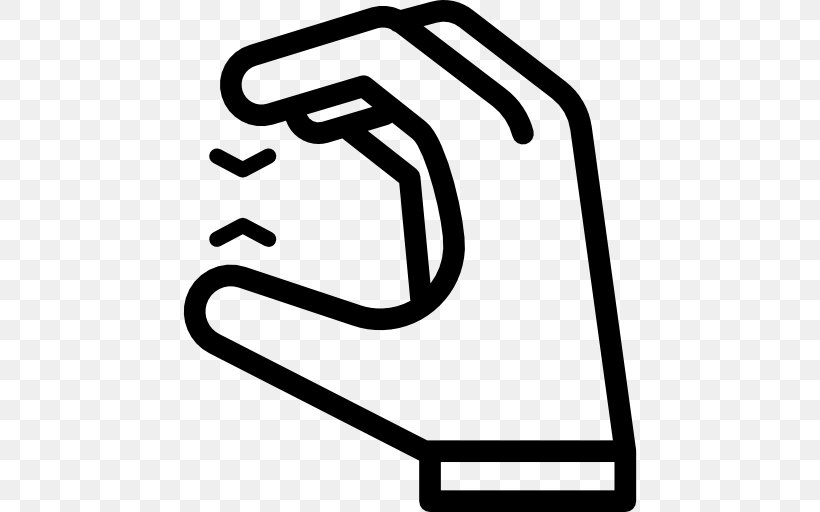 Pinch Finger Gesture Clip Art, PNG, 512x512px, Pinch, Area, Black And White, Emoticon, Finger Download Free