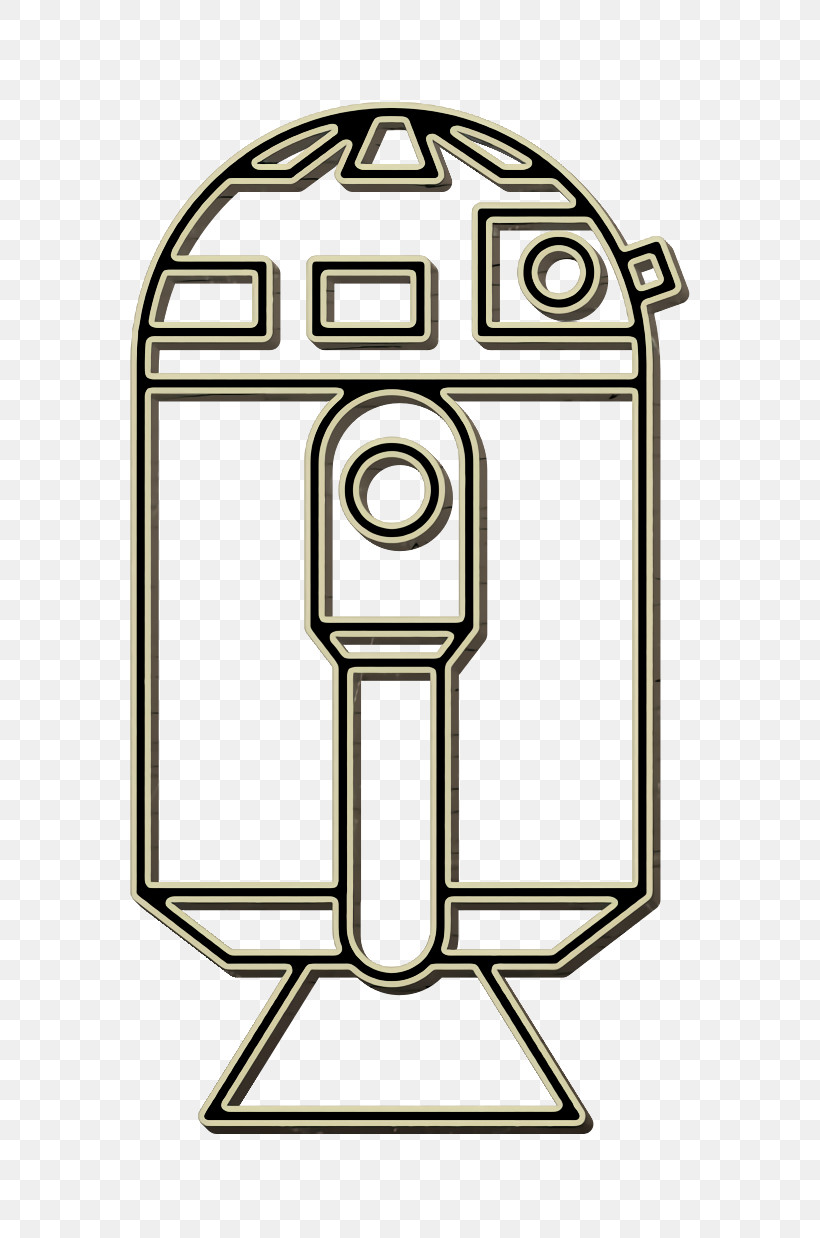 R2D2 Icon Best Films Icon Robot Icon, PNG, 672x1238px, Robot Icon, Black, Black And White, Cinema Icon, Geometry Download Free