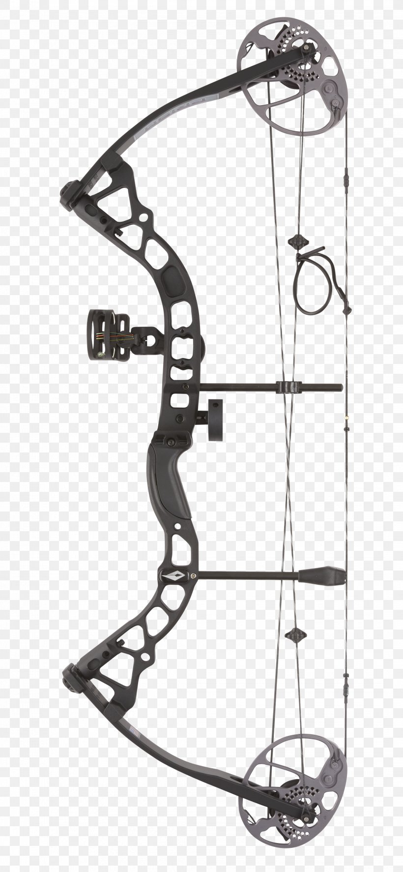 Compound Bows Bow And Arrow Diamond Archery Recurve Bow, PNG, 2142x4632px, Compound Bows, Archery, Bit, Black And White, Bow Download Free
